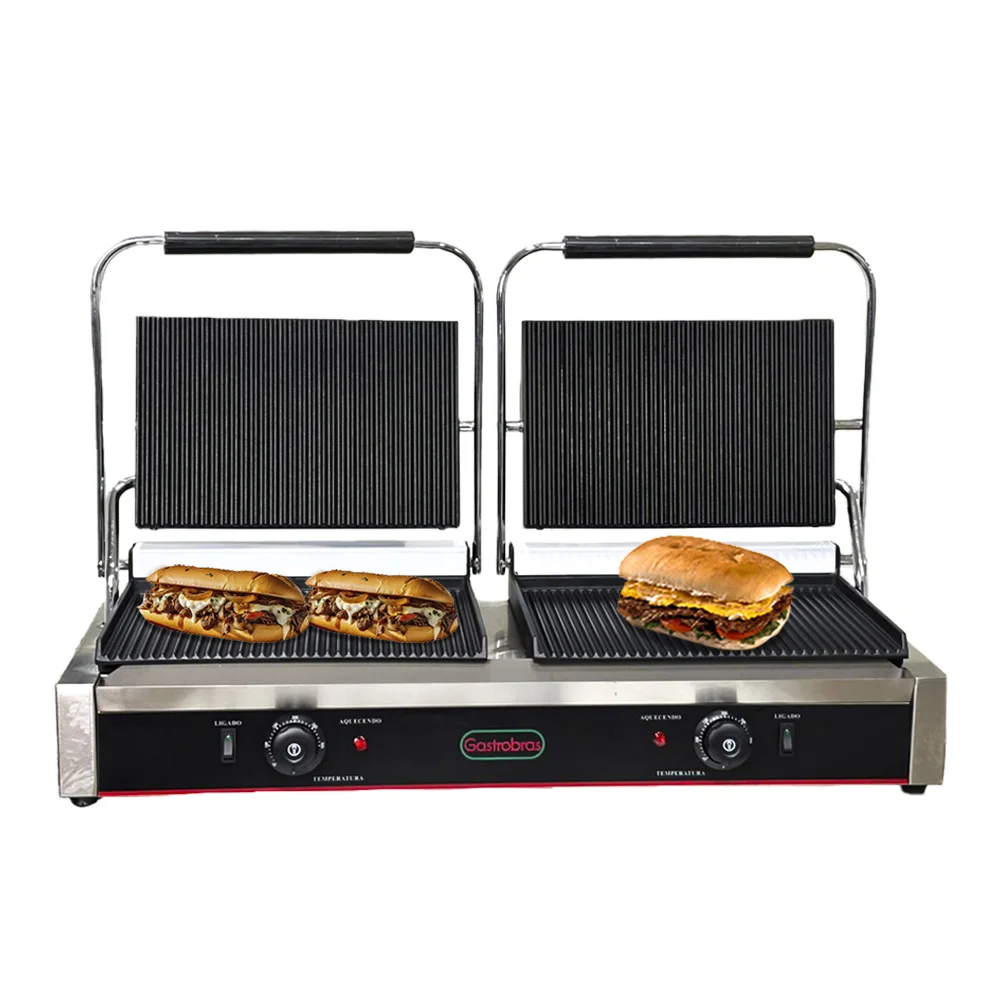 Sandwichera Eléctrica 2 Tapas GSE-813E - Imagen 2
