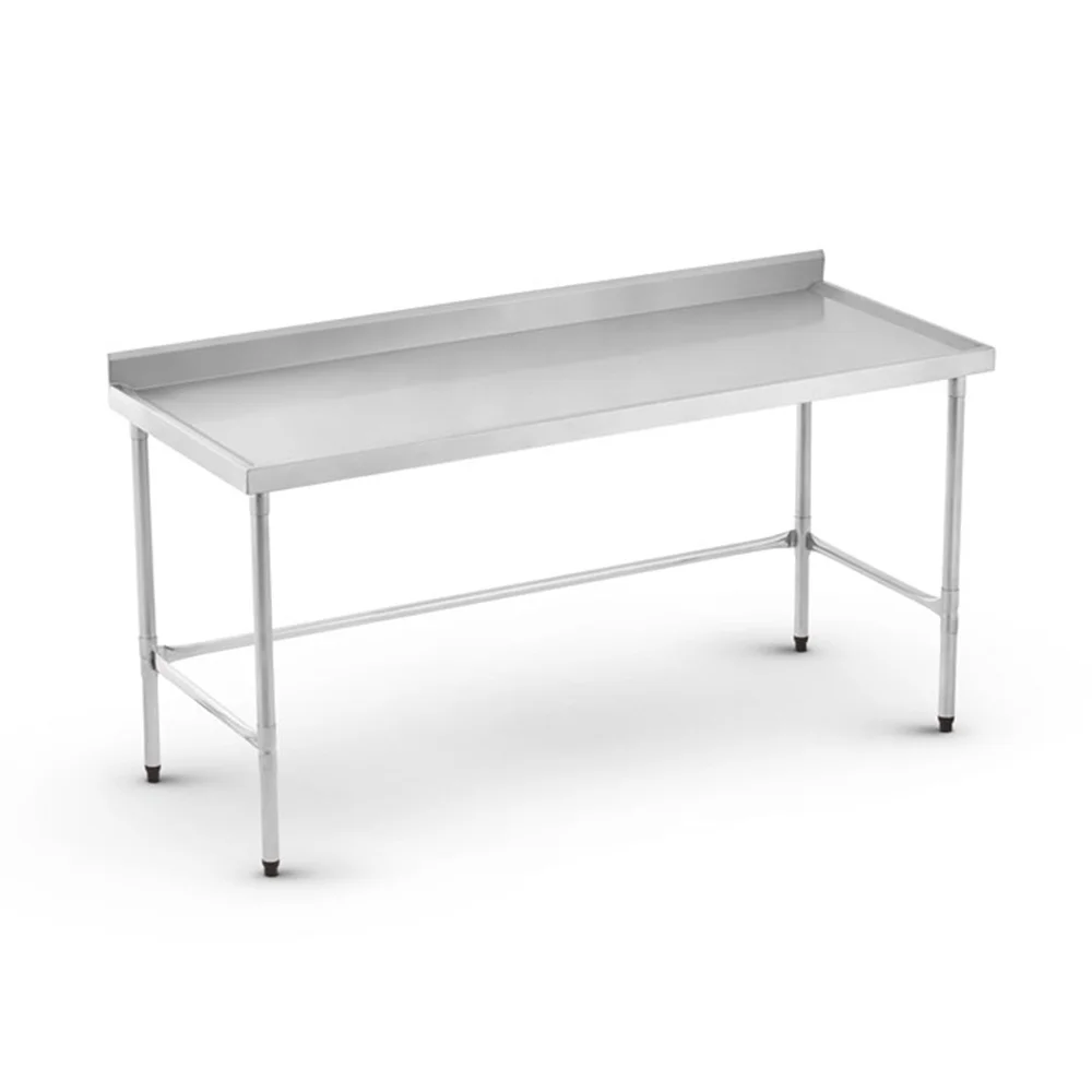 Mesa Inox con Espejo y Borde MITEBEP-1500 Estructura Pintada - Imagen 2