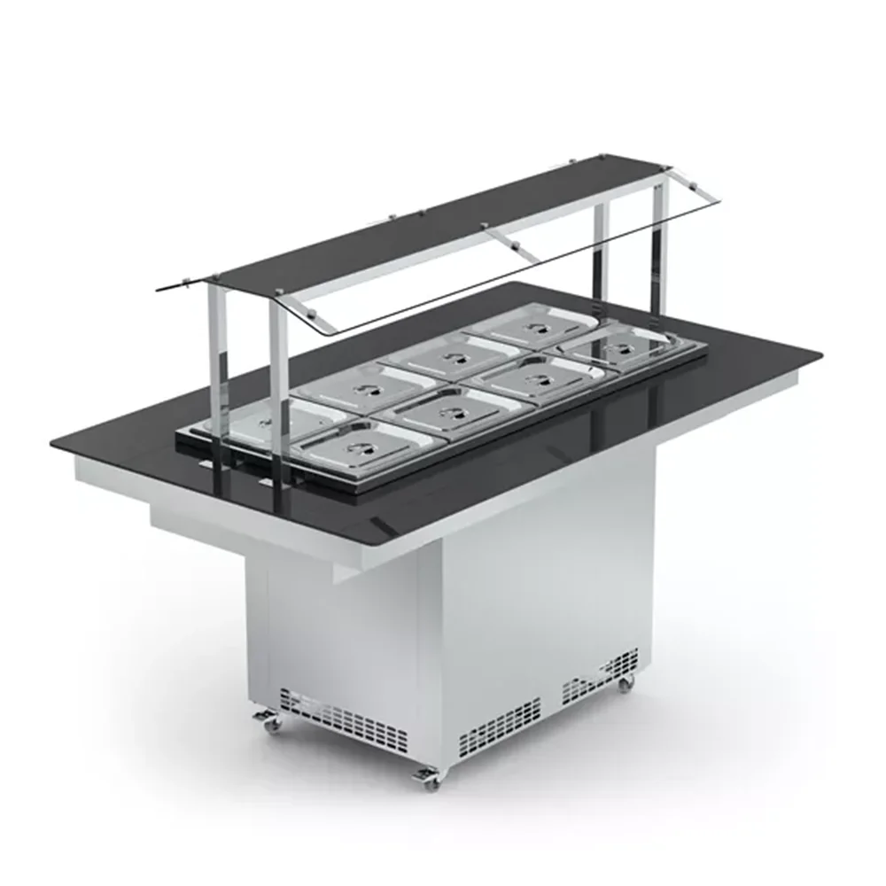 New Buffet Central Caliente 8 cubas - NBRCQ8 - Imagen 2