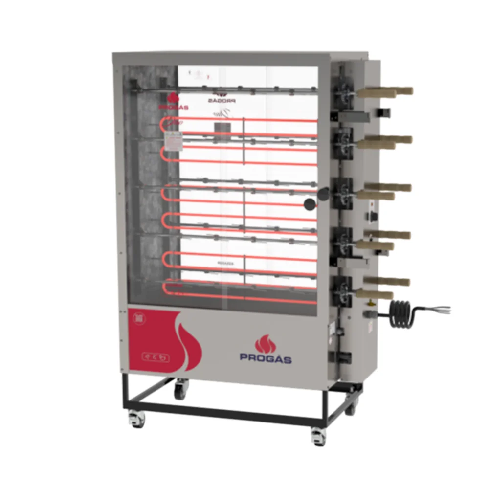 Spiedo Eléctrico Dúo Cocción a Gas PR-6100 Rotativo 220V - Imagen 2