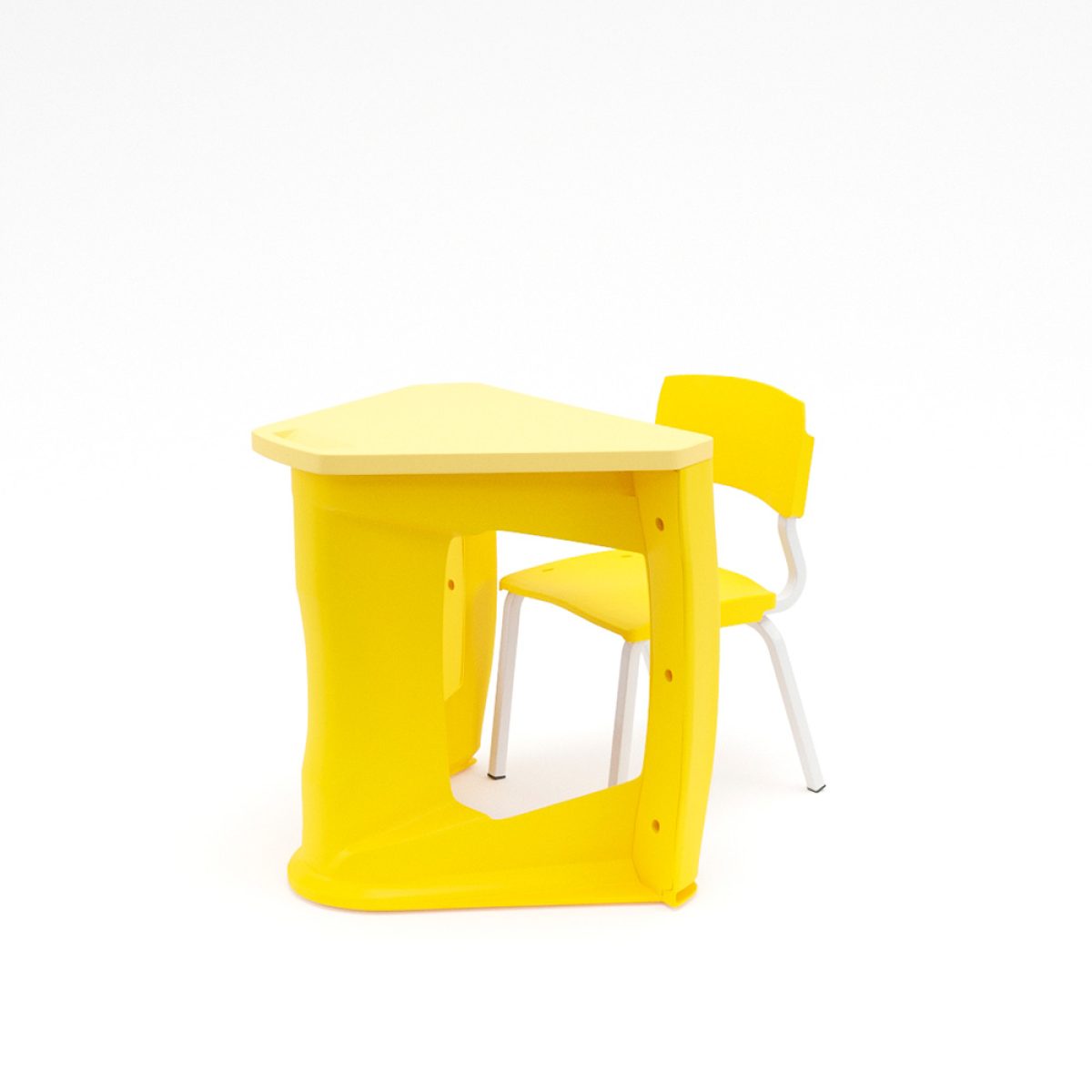 Plaxmetal- Elotoy Conjunto Silla Escolar 003124