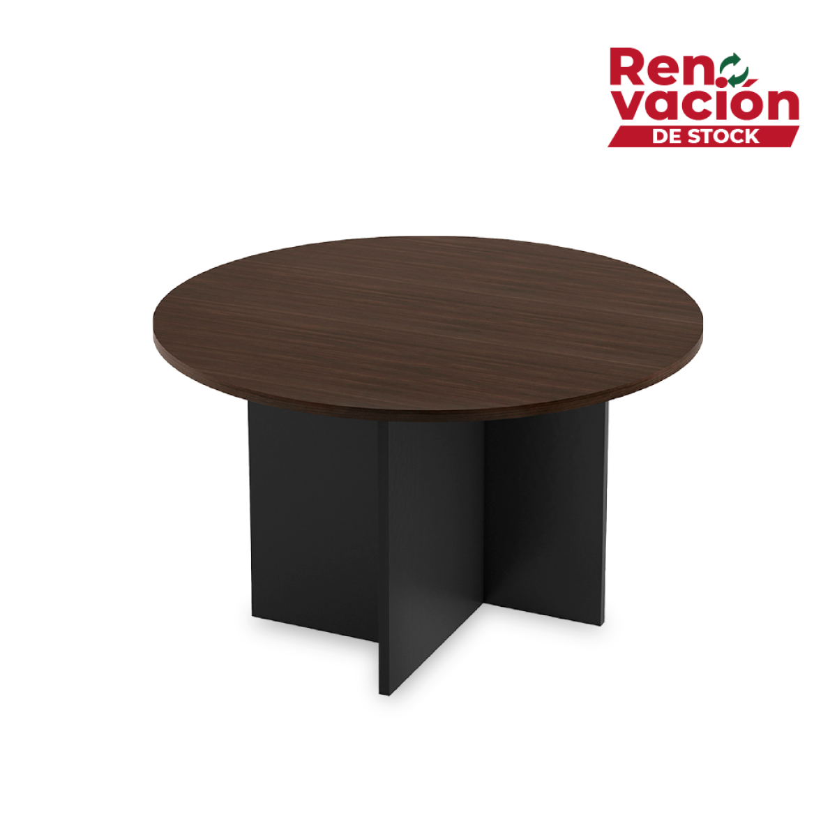 Mesa circular 90406 Faggio/Negro – 10998